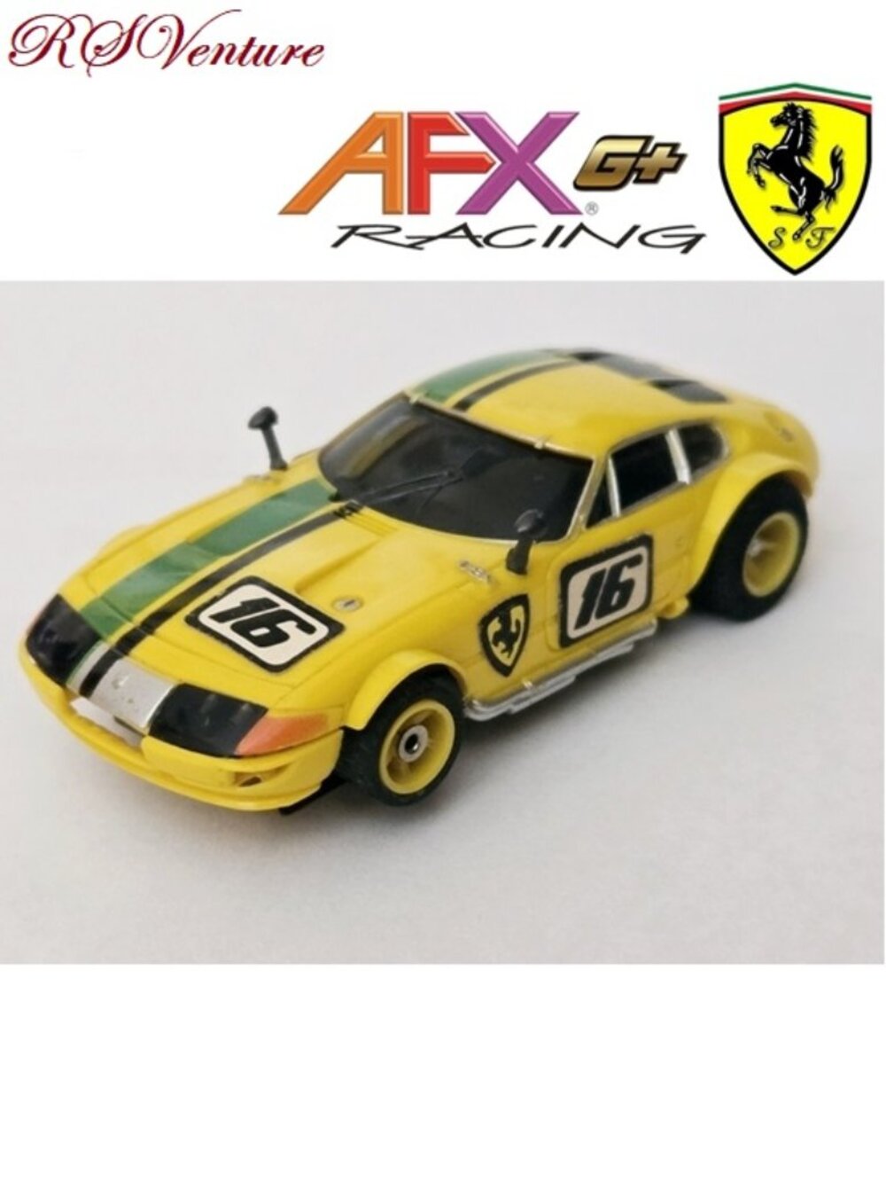 Vintage AFX '70s G-PLUS Ferrari Daytona slot car